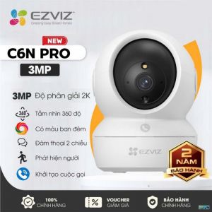 Camera Ezviz C6N Pro 2K 3MP wifi, nút call gọi điện, hồng ngoại 10m, đàm thoại 2 chiều